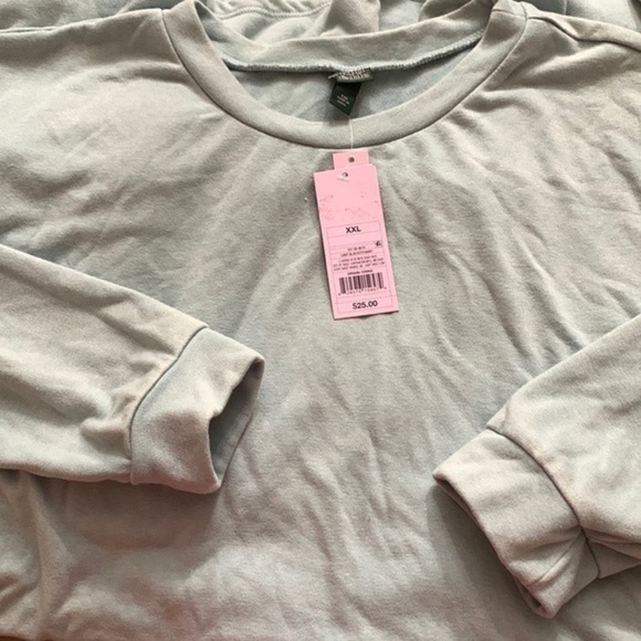 (XXL)- Wild Fable Women’s Mineral Wash Long Sleeve Sweatshirt Dress‎ - Picture 3 of 8